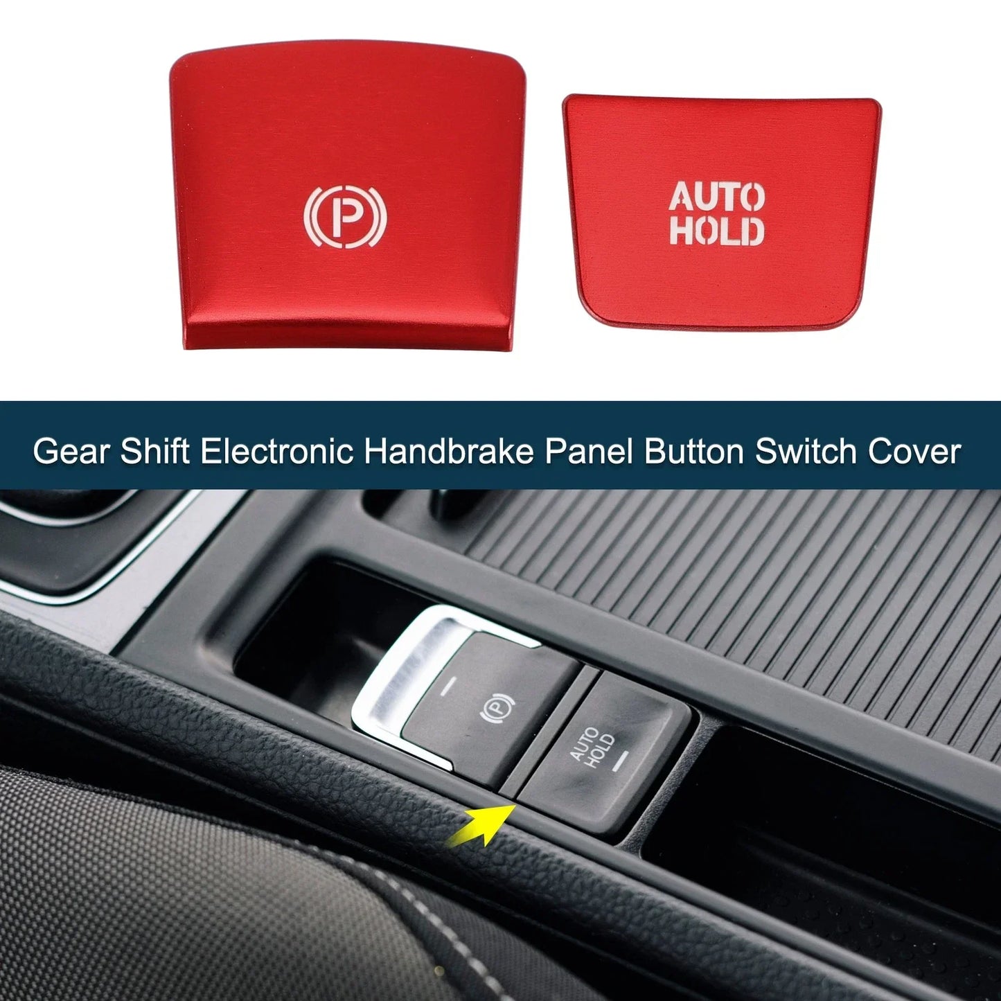 Gear Shift Handbrake Button Switch Cover for Hyundai Santa Fe (2019-2021)