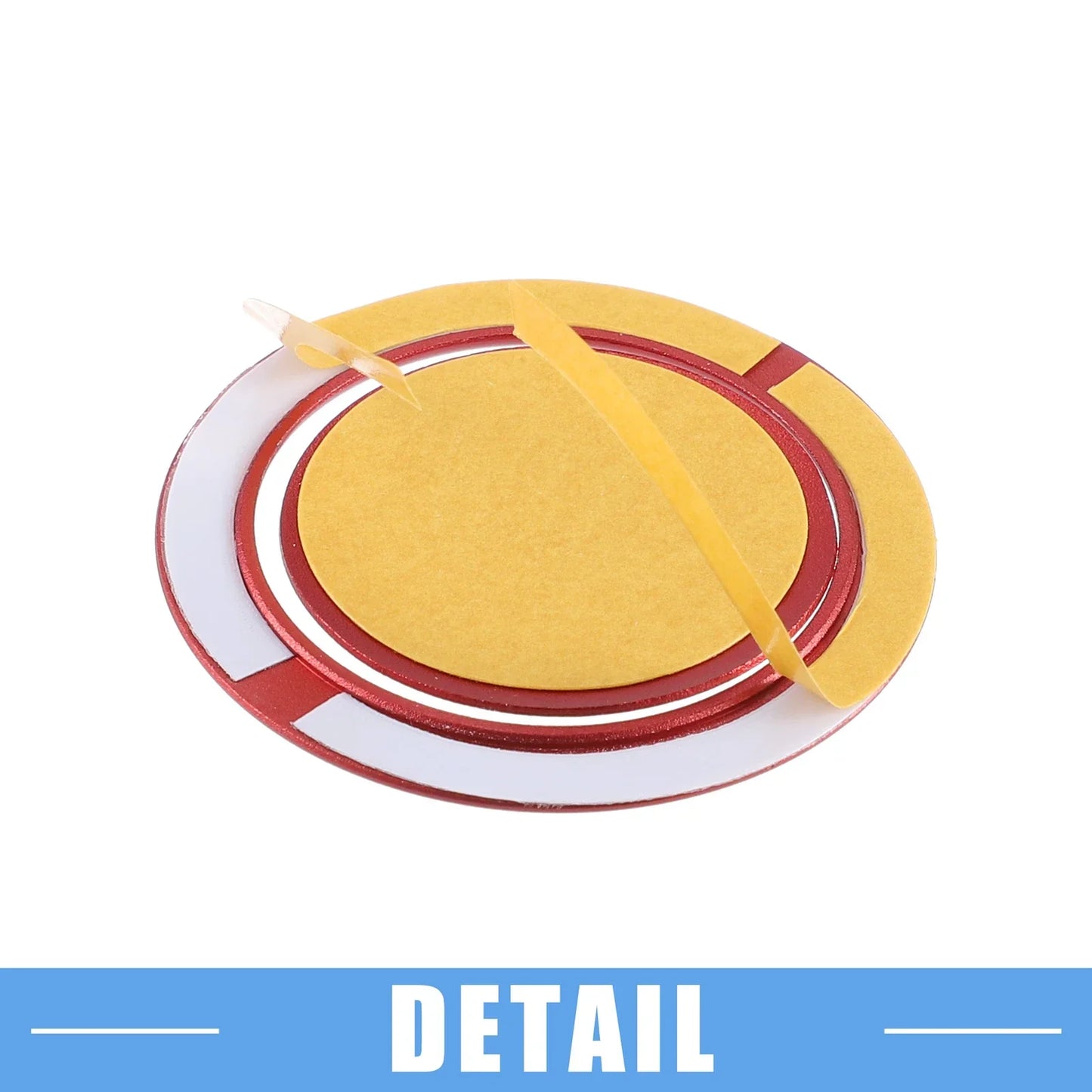 Ignition Button Sticker for Lexus IS ES RX GS NX - Aluminum Red