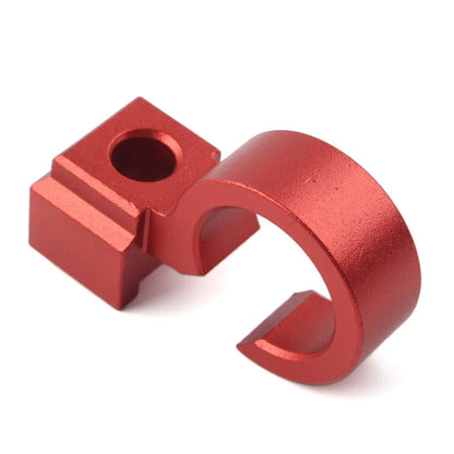 CNC Billet Front Brake Hose Line Clamp for Suzuki DRZ400SM (2005-2022) RED