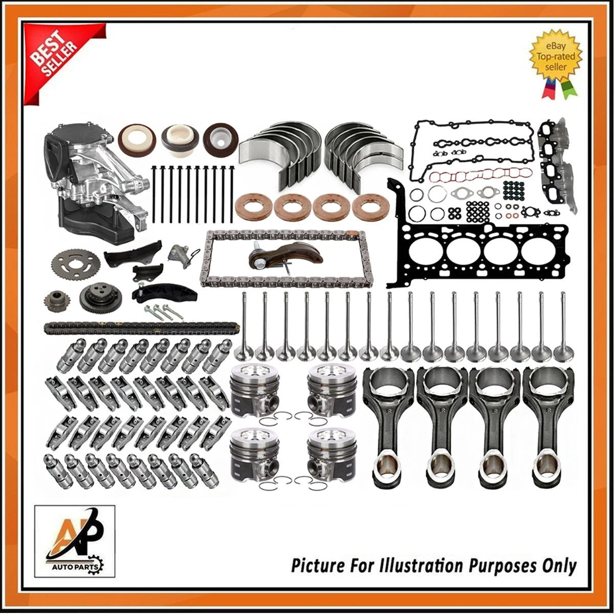 Engine Rebuild Parts Kit Heavy Duty for Vauxhall Astra 1.6 CDTI (2012–2016)