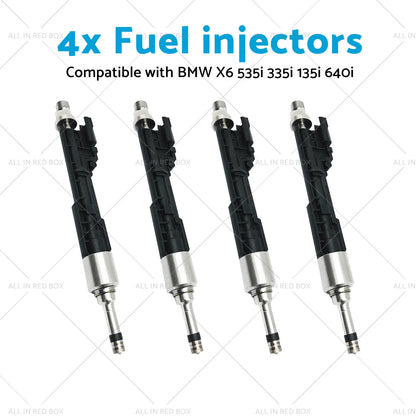 4 x Fuel Injectors for BMW X6 535i 335i 135i 640i (2008-2019)