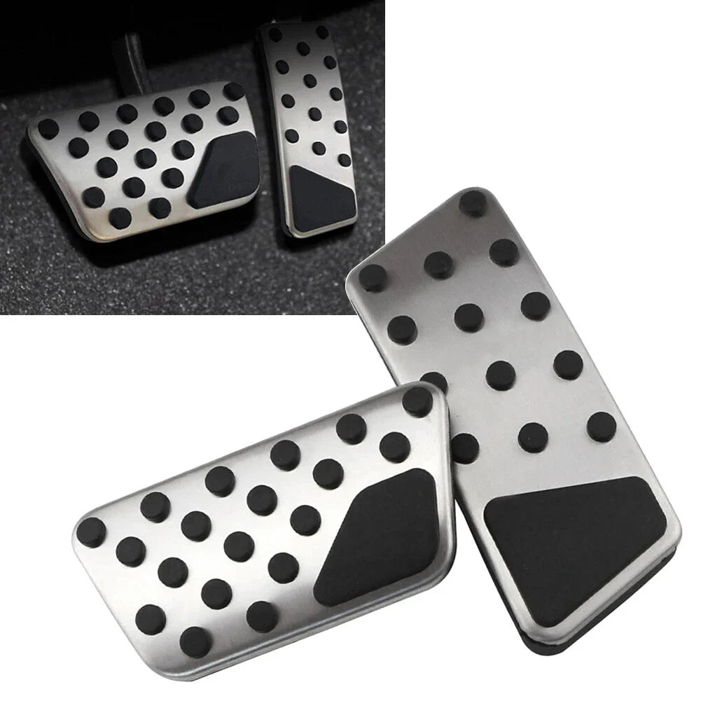 Stainless Steel Gas Brake Pedal Covers for Jeep Wrangler (2007-2017)