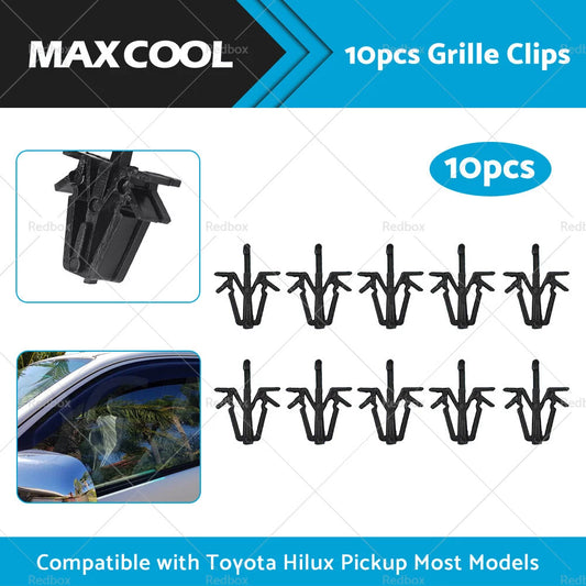 10 x Grille Clips for Toyota Hilux Pickup (1984-2004)