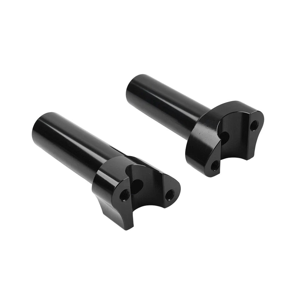 4.5" Black Straight Handlebar Risers for Harley Dyna Sportster Softail