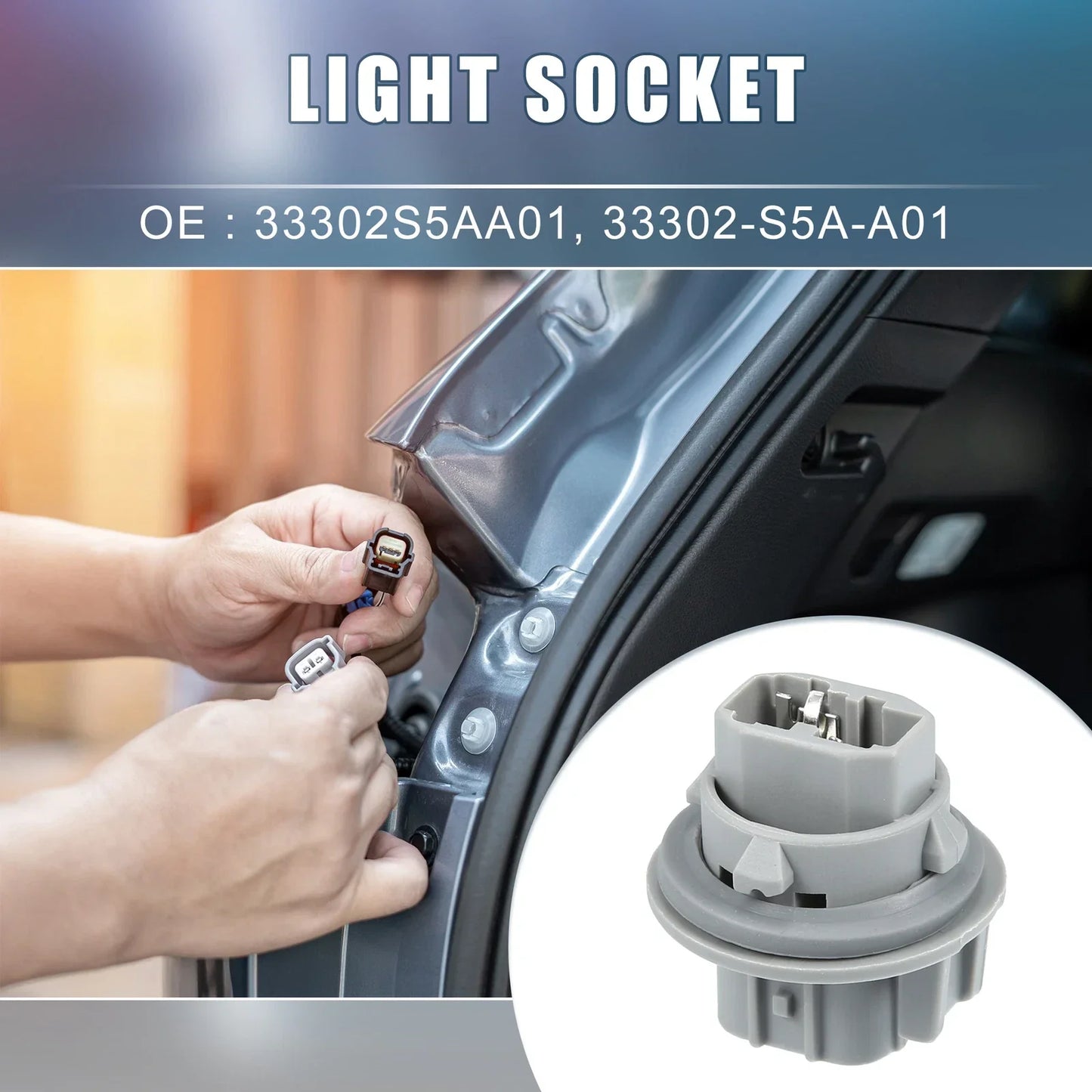 2 x Turn Signal Light Bulb Socket for Honda CR-V (2012-2016)