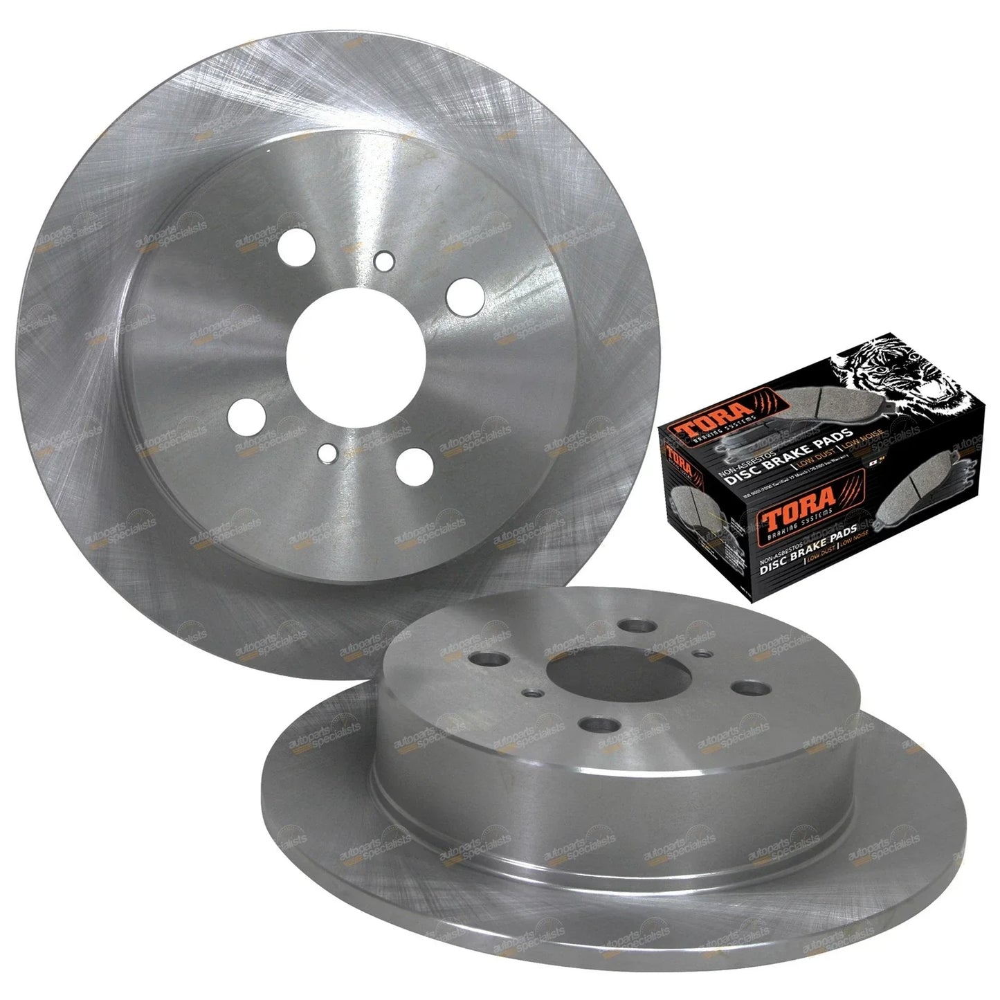 Rear Disc Brake Rotors & Pads for Toyota Corolla AE102 AE112 (1996–2001)