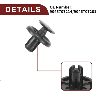 Front Fender Skirt Clips for Lexus CT200h, ES300h (2011-2020) - 15 Pcs