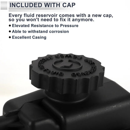 Power Steering Reservoir for Dodge Neon 2000-2005 1 x Black