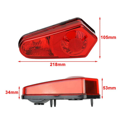 Black Tail Light Covers for Polaris RZR 800, Sportsman 500 (2005-2014)