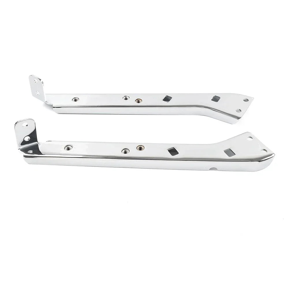 Saddlebag Rail Support Brackets for Harley Touring 1985-2008 Chrome