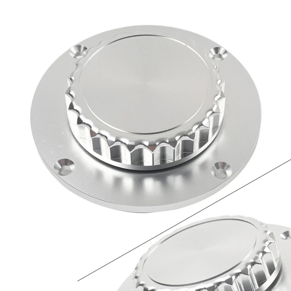 Flat Chrome Gas Fuel Tank Cap for BMW K1 K75 K100 K1100 (1988-1993)