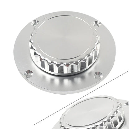 Flat Chrome Gas Fuel Tank Cap for BMW K1 K75 K100 K1100 (1988-1993)