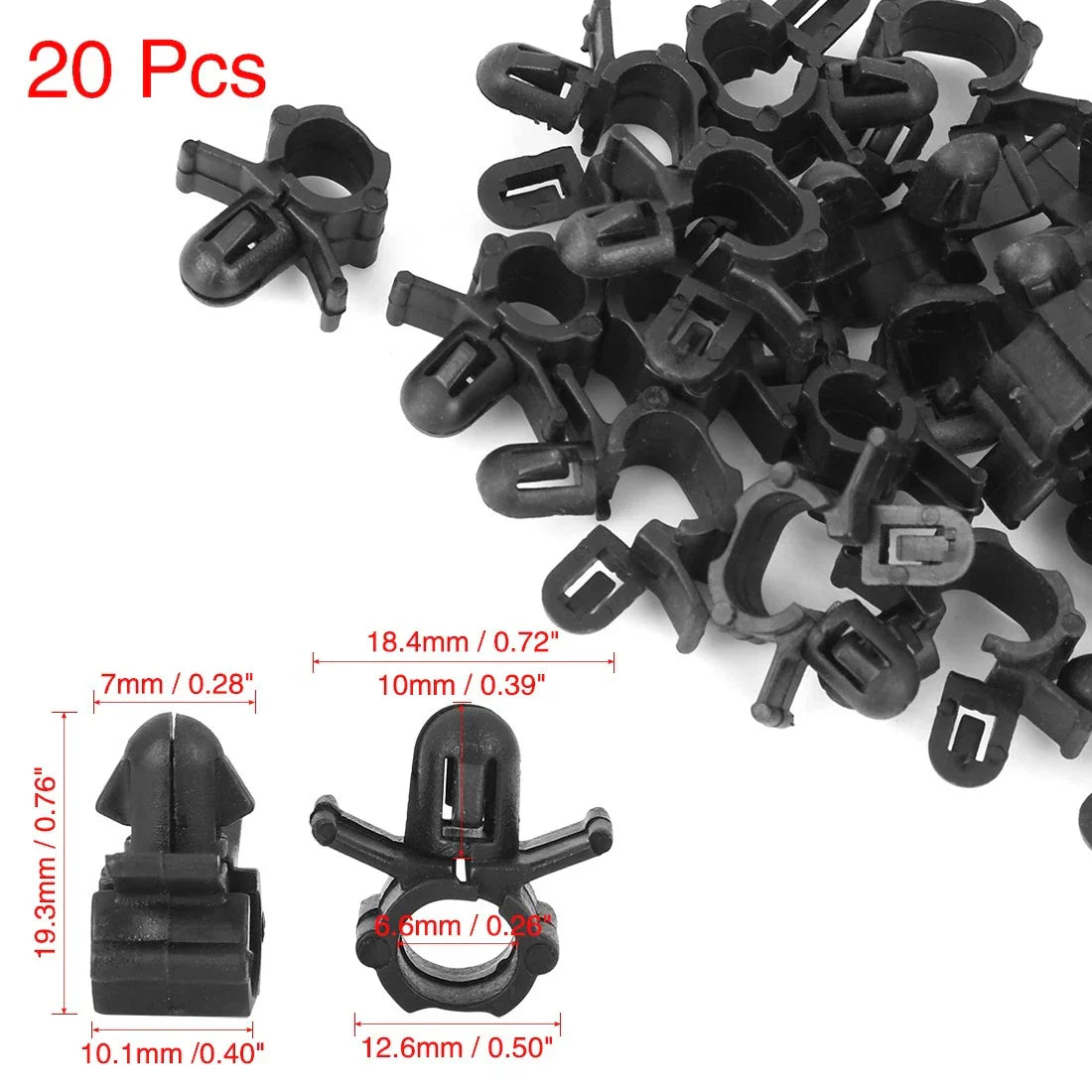 20 x Car Petrol Line Hose Retainer Clips for Hyundai Elantra, Santa Fe, Sonata