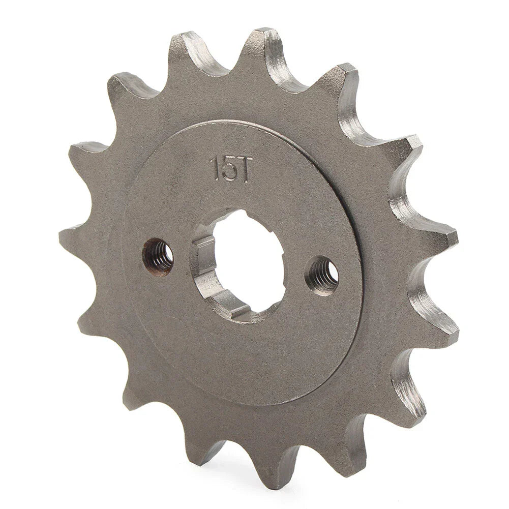15T Front Sprocket Cog for 125cc-250cc Dirt Pit Bike ATV Go Kart