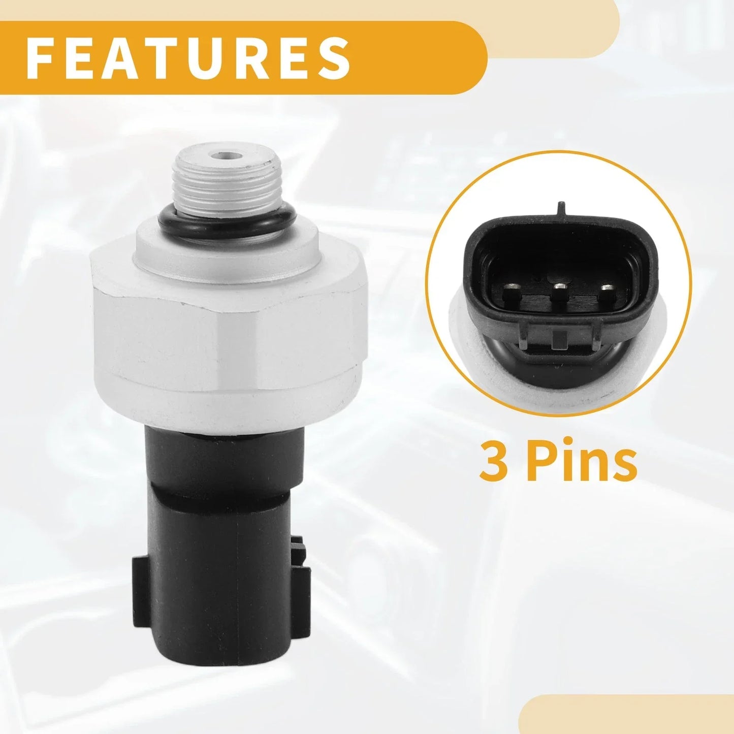 A/C Pressure Switch Sensor for Toyota Camry (2006-2017) - Durable Plastic & Metal