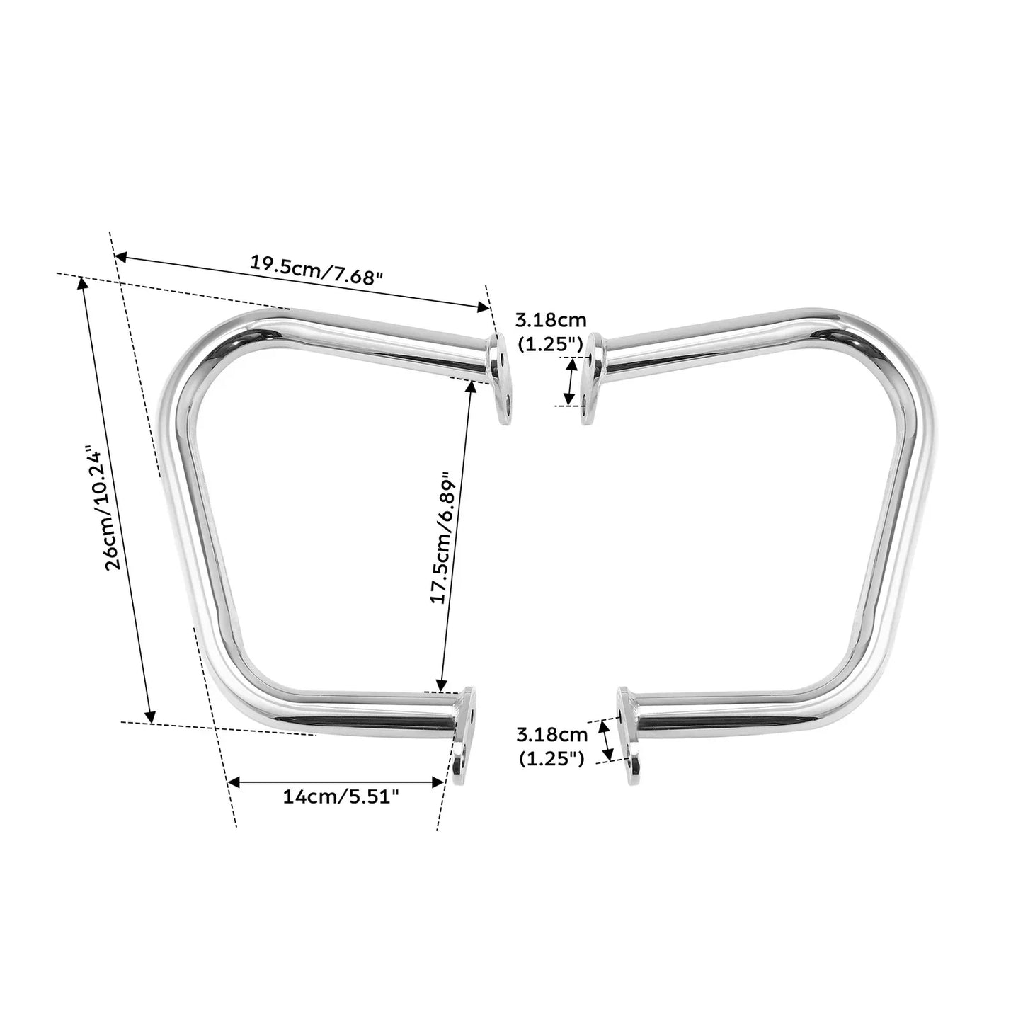 Chrome Engine Guard Crash Bar for Triumph Bonneville Bobber (2017-2020)