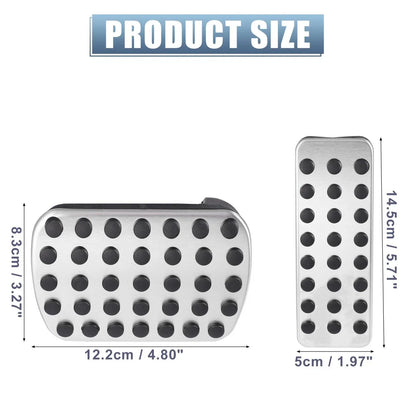 2 x Gas Brake Pedal Pads Covers for Mercedes-Benz GLE GLS ML GL 350 (2013-2019)