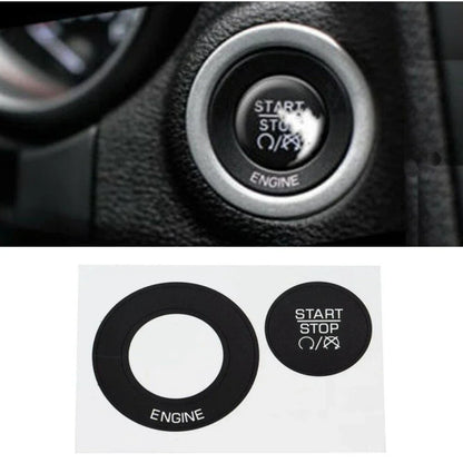 Ignition Push Button Start Stop Decal for Dodge Charger (2011-2014)