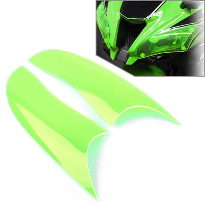 Green Headlight Guard Shield Lens Cover for Kawasaki ZX-10R (2006-2018)