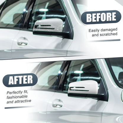 Right Mirror Cover Cap White for Mercedes Benz A Class B Class C Class (2012-2019)