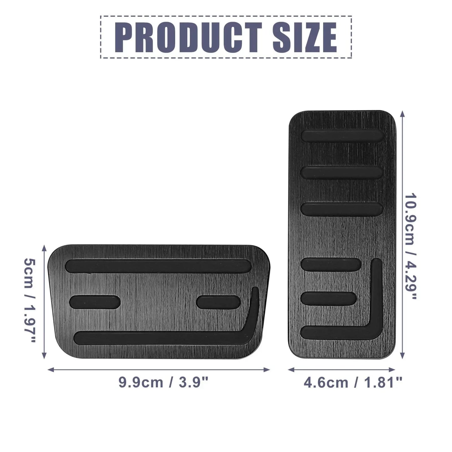 Foot Pedal Brake Gas Pedal Pad Kit for Honda Fit (2021) - Non-Slip Covers