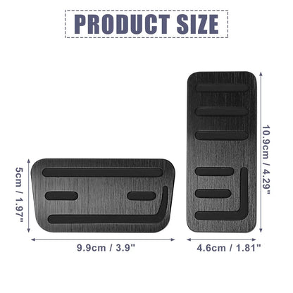Foot Pedal Brake Gas Pedal Pad Kit for Honda Fit (2021) - Non-Slip Covers