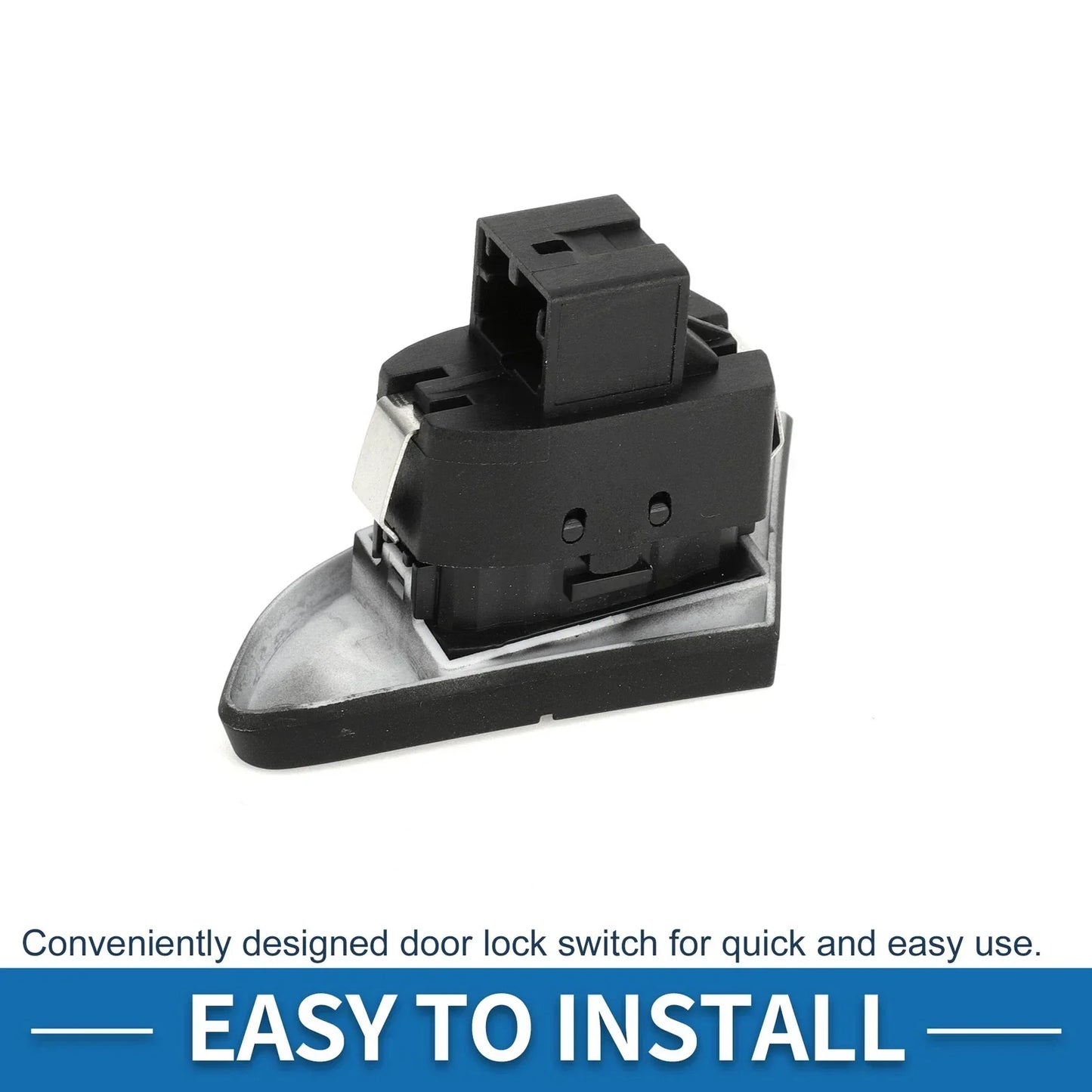 Car Door Lock Switch for Porsche Cayenne Panamera (2011-2023) Black Plastic