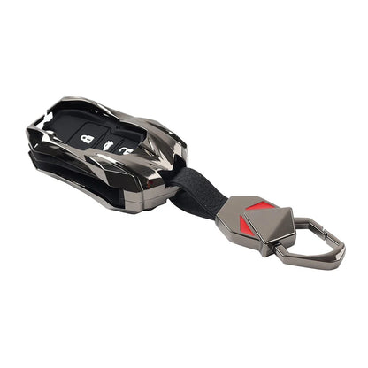 Black 3-Button Key Fob Cover for Skoda Octavia (2001-2013)