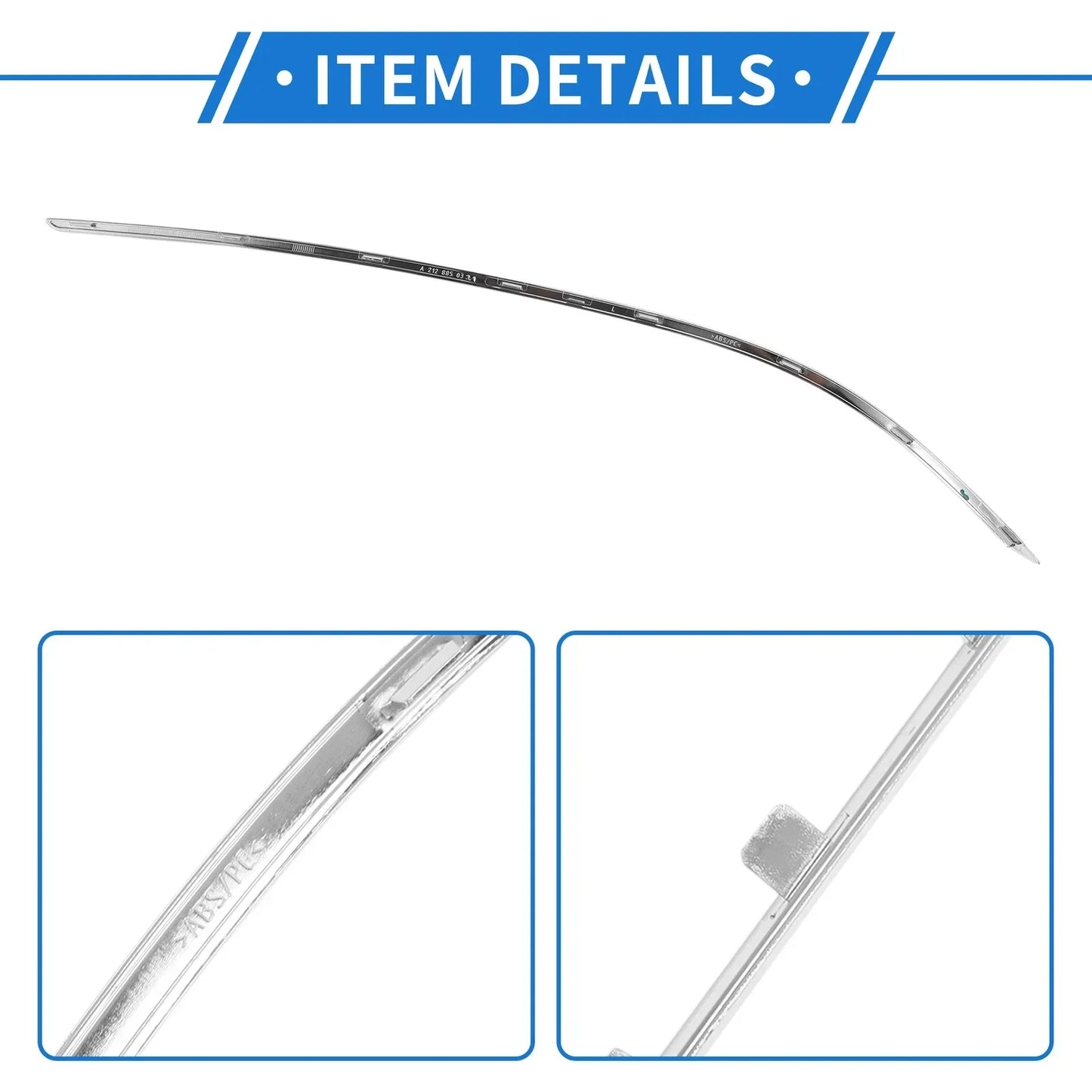 Bumper Grille Trim Garnish for Mercedes-Benz W212 E-Class (2010-2013)