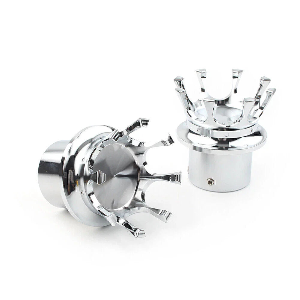 Front Axle Nut Cover Silver Bolt Cap for Harley XL 1200 Dyna Touring (2004-2023)