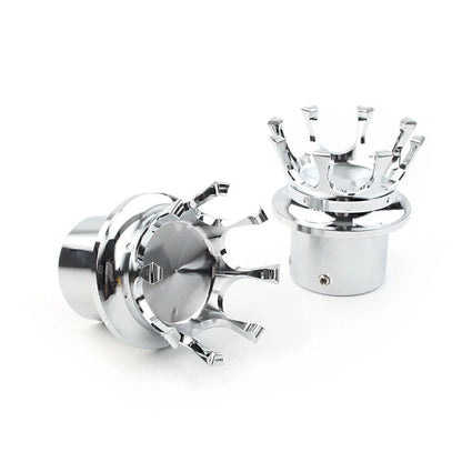 Front Axle Nut Cover Silver Bolt Cap for Harley XL 1200 Dyna Touring (2004-2023)