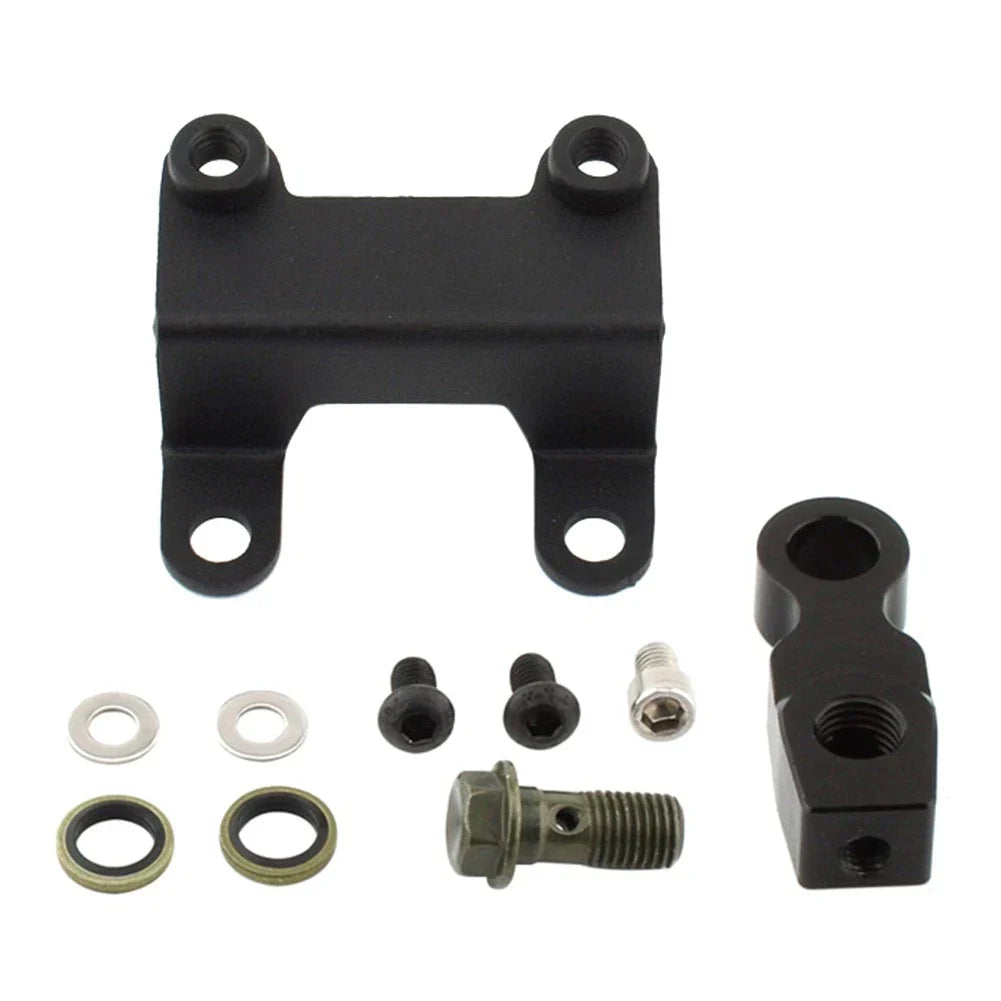 Speedometer Relocation Bracket & Brakehose Extension for YAMAHA MT07 (21-22)