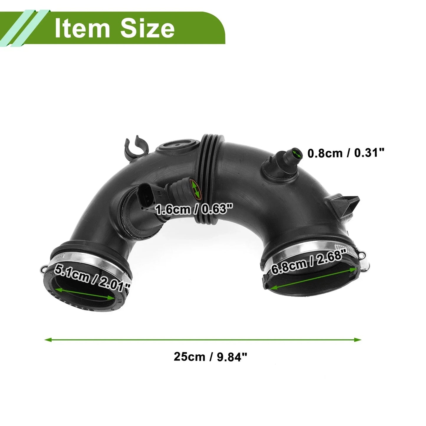 Car Air Filter Intake Hose for Mercedes-Benz W205 W213 M274 (2015-2023)