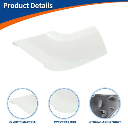 Front Car Bumper Tow Hook Cover for Mercedes-Benz (2012-2018) Diamond White