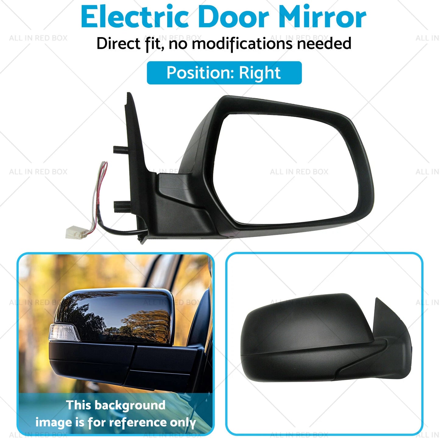 Electric Adjust Door Mirror Right Driver Side for Ford Ranger (06-16)