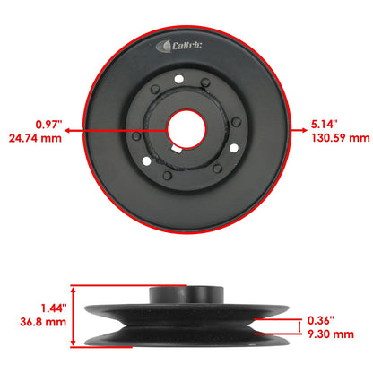 Deck Pulley for Bad Boy Revolt 48 54 inch (2019–2023)