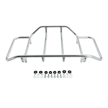 Chrome Luggage Top Rack for Harley Touring Road Glide FLHR FLHX (1984-2024)