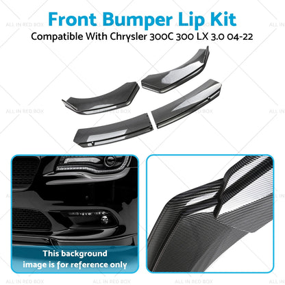 Carbon Fiber Front Bumper Lip for Chrysler 300 LX (2011-2022)