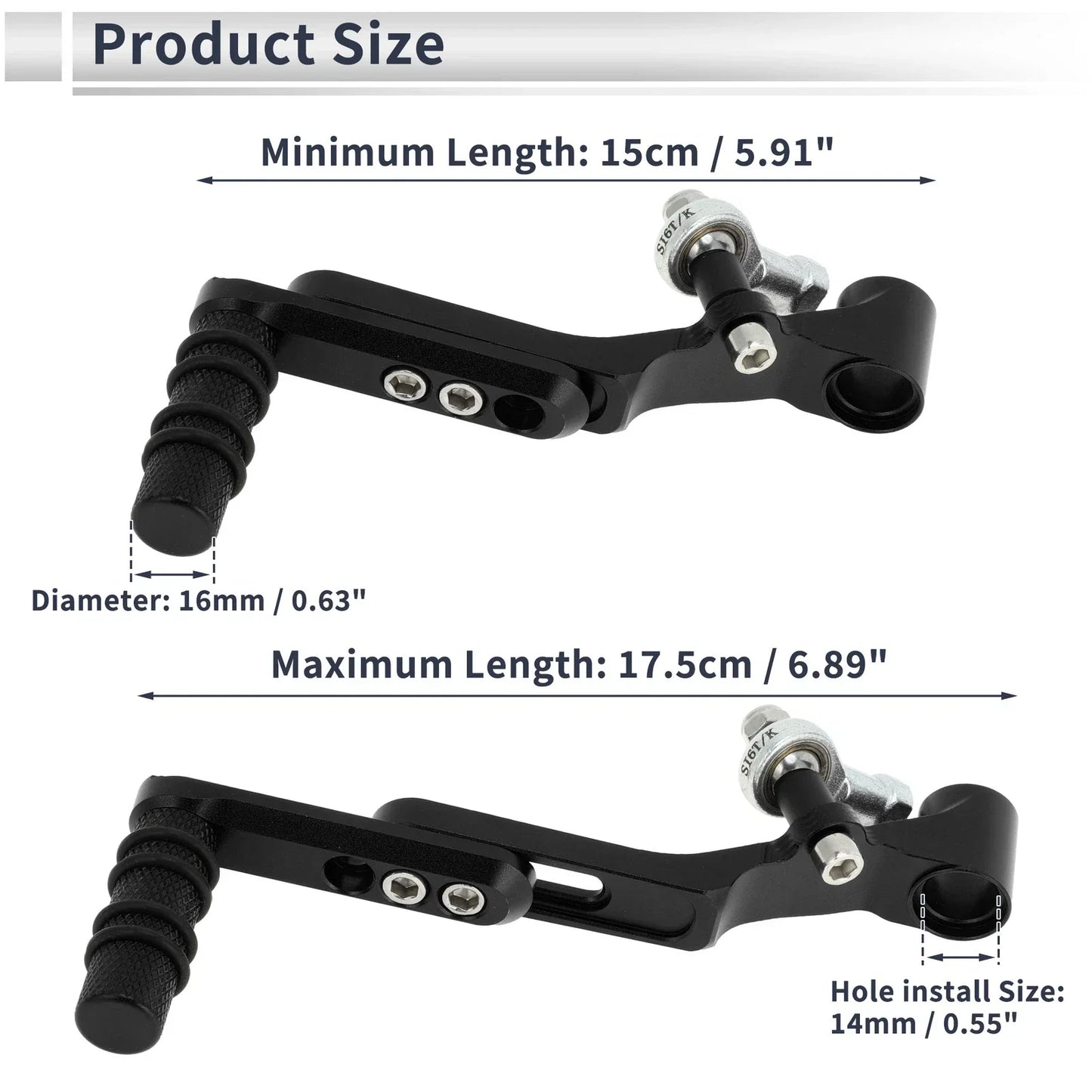 Shifter Lever for Honda CBR650R 2019-2022 - Black Motorcycle Gear