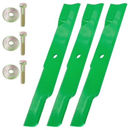 Deck Lift Blade Medium-Lift 52 in with Bolt for Hustler Z Super Z (2000–2004)