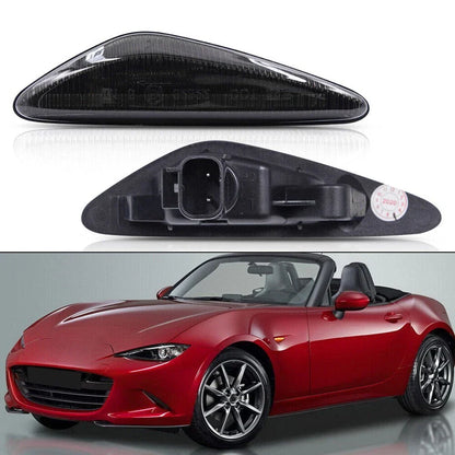 Smoke / 2x / Dynamic LED Side Indicator Light for Mazda MX-5 / Fiat 124 Spider