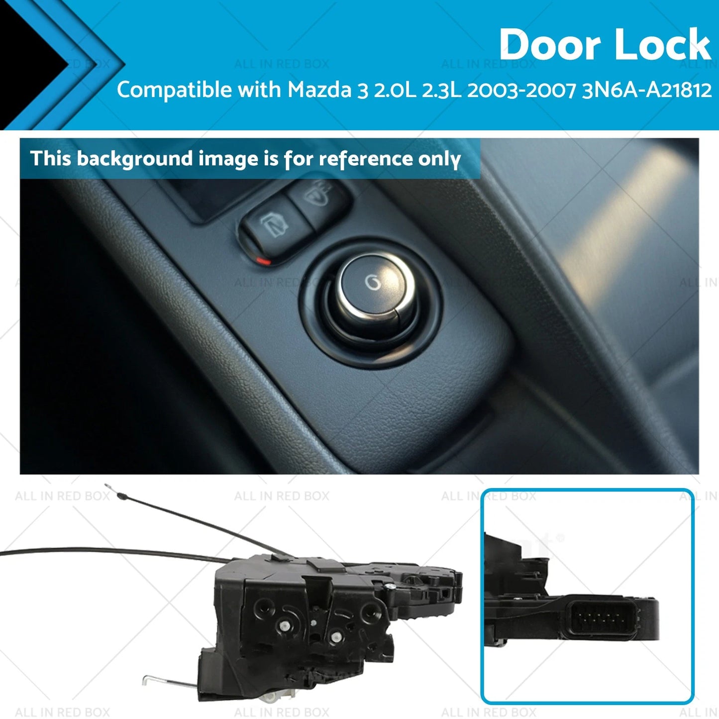 Front Right Door Lock Actuator for Mazda 3 (2003-2007)