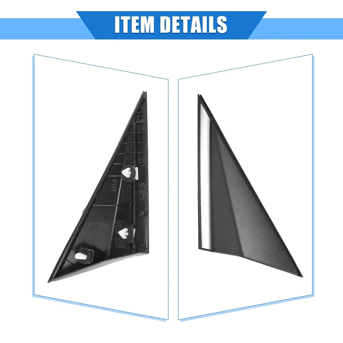 Left Mirror Corner Triangle Fender Cover for Hyundai Elantra (2011-2016)