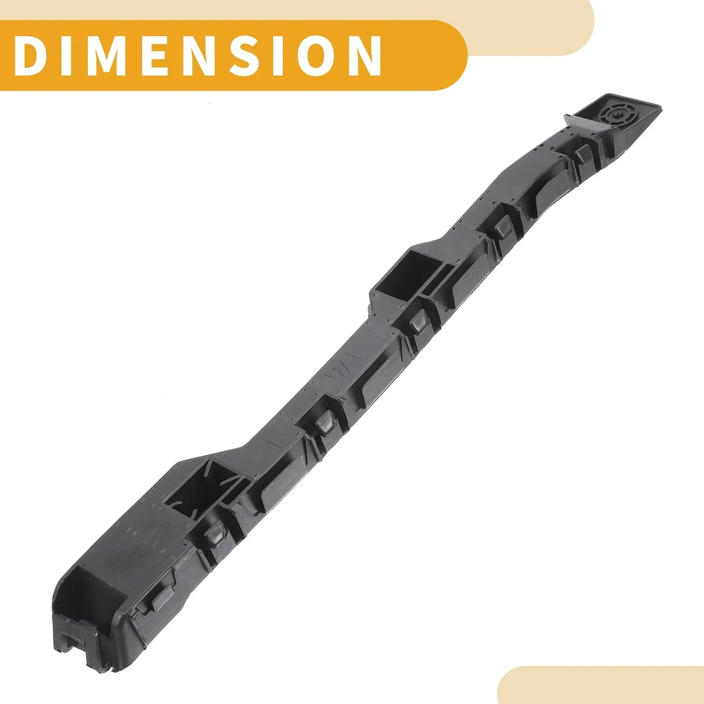 Rear Bumper Support Bracket for Honda HR-V 2016-2018 1 x Black ABS