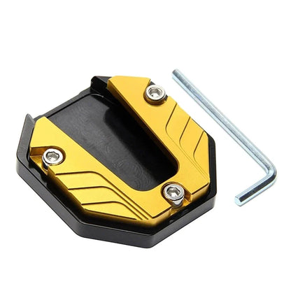 Kickstand Extender Foot Side Stand Pad for Motorcycle - Gold