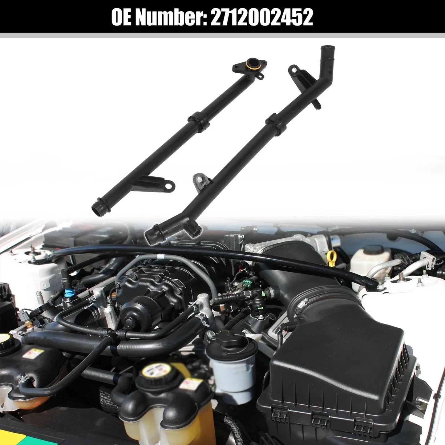 Engine Water Coolant Pipe for Mercedes-Benz C250 SLK250 (2012-2015)