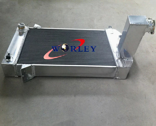 3 Row Aluminum Radiator + Fan for Triumph TR2/TR3/TR3A/TR3B (1953-1962)