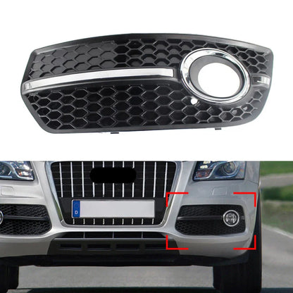 ABS Black Front Bumper Fog Light Lamp Covers for Audi Q5 (2009-2011)