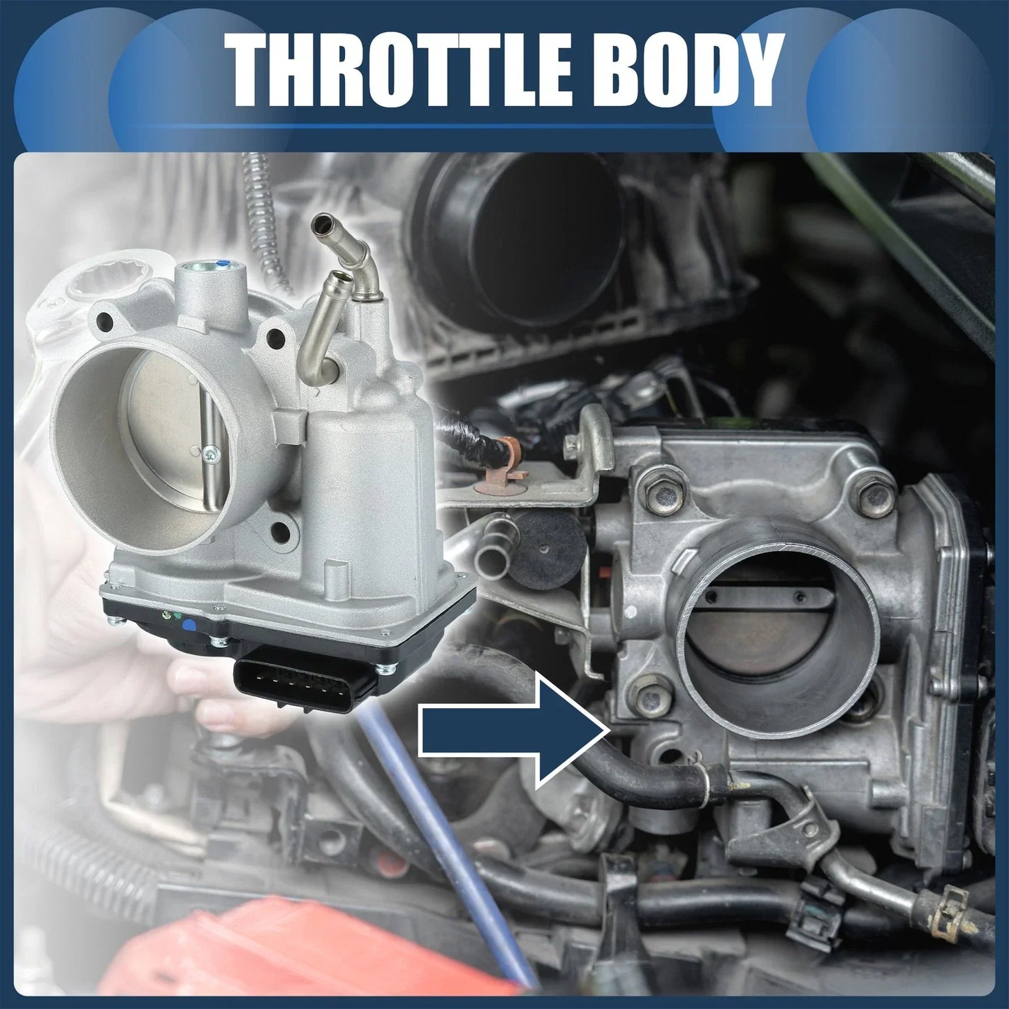 Throttle Body Actuator for Hyundai Elantra 1.8L 2.0L L4 (2011-2019)