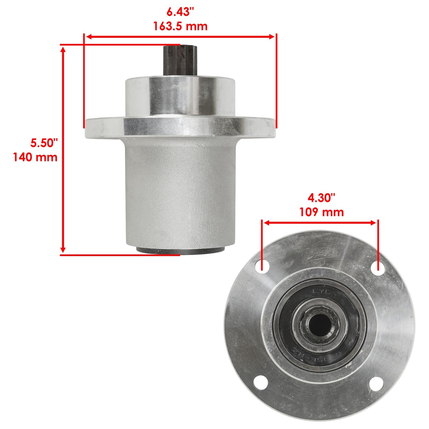 Deck Spindle Blade Replacement for Hustler Fastrak 52 Inch (2003–2009)